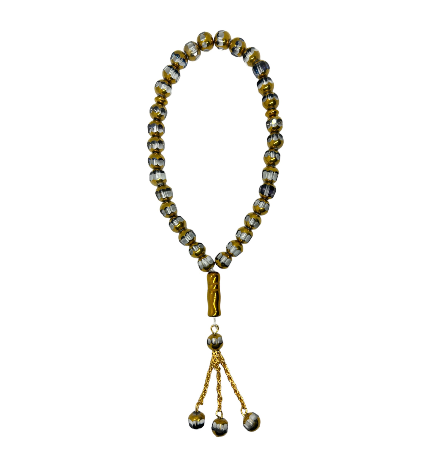 Muslimische Glasperlen Silver