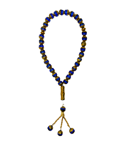 Muslimische Glasperlen Deepblue