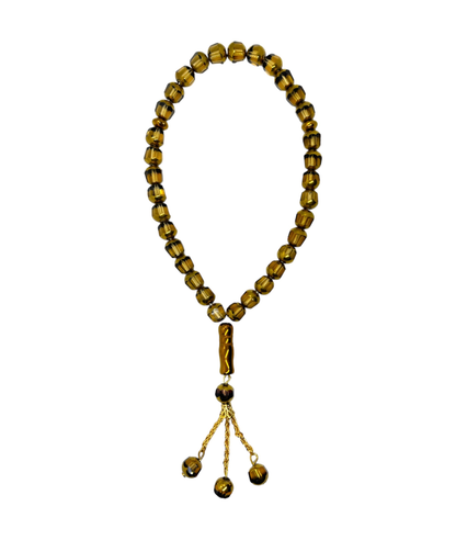Muslimische Glasperlen Gold